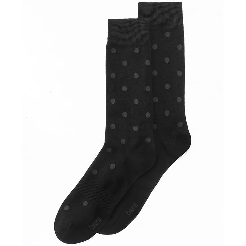 What Will Your Groom Wear Classic Black - Formal Dress Polka Dot Socks