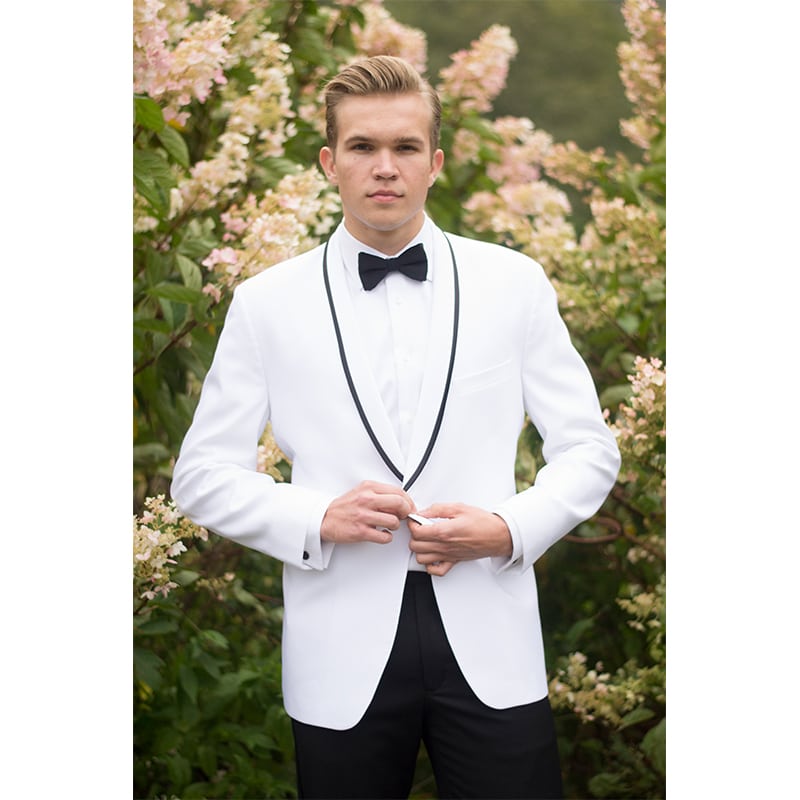 What Will My Groom Wear Timeless in White - Formal White Suit