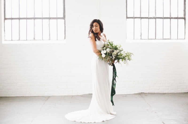 Minimalist Style Wedding Inspiration Bride