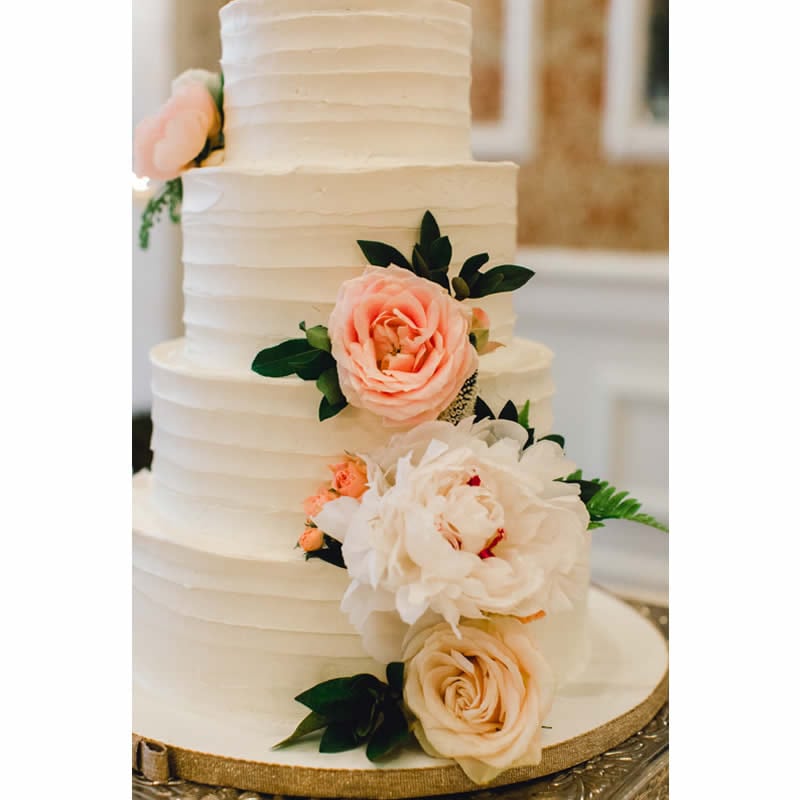 Wooten Monroe Wedding Cake