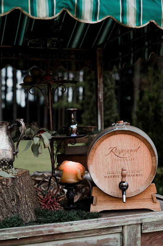 Bohemian Garden Wedding Inspiration Barrel