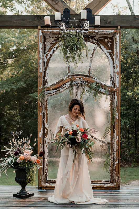 Bohemian Garden Wedding Inspiration Bride