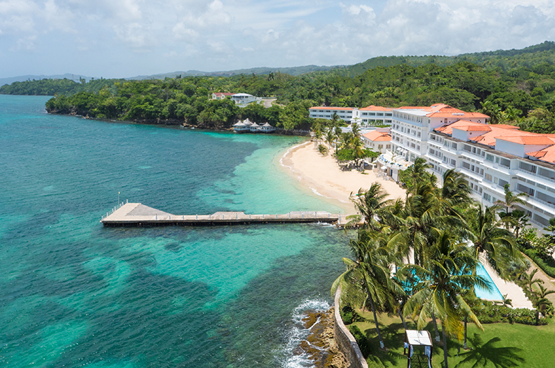 Couples Tower Island Aerial View