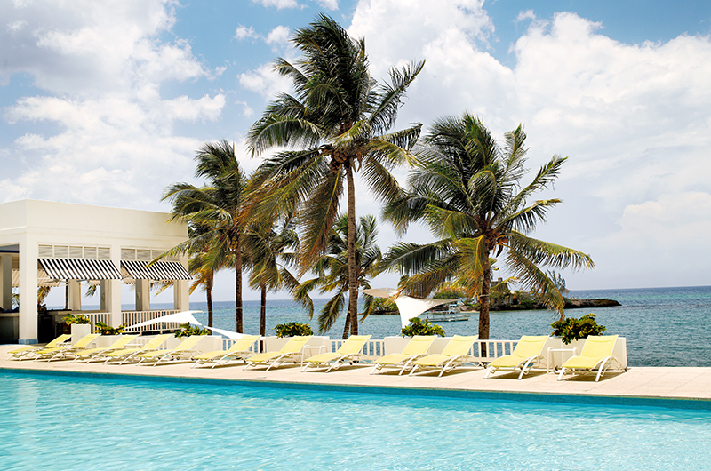 Couples Tower Island Poolside