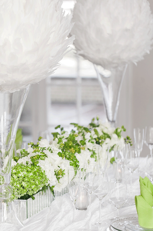 Fresh And Formal Wedding Inspiration Close Up Table Setup