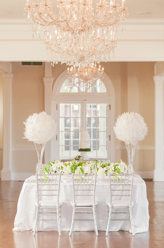 Fresh And Formal Wedding Inspiration Table Setup