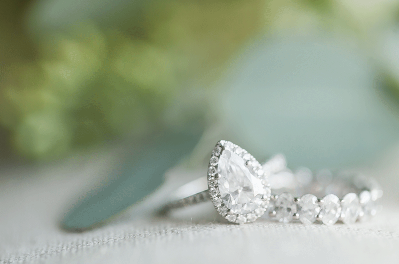 Fresh And Formal Wedding Inspiration Up Close Ring