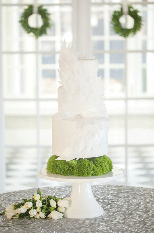 Fresh And Formal Wedding Inspiration Wedding Cake
