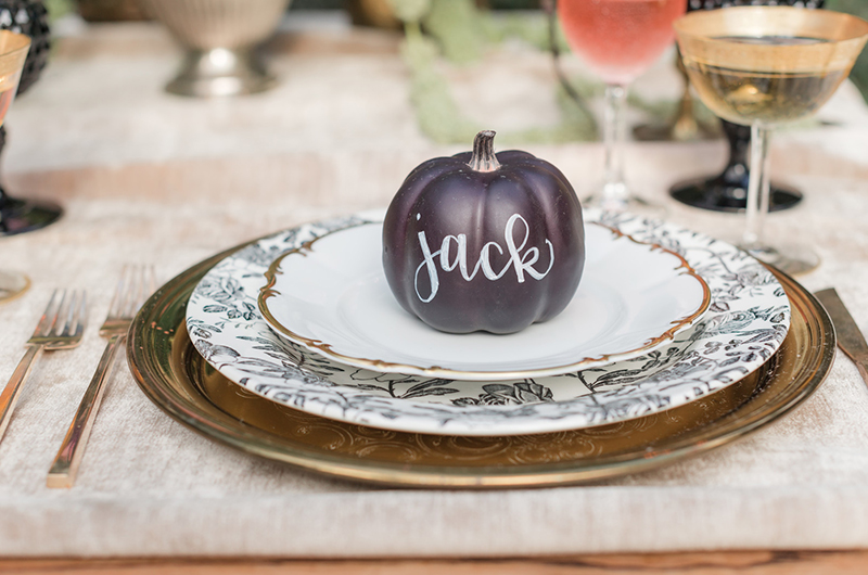 Halloween Inspo Place Setting