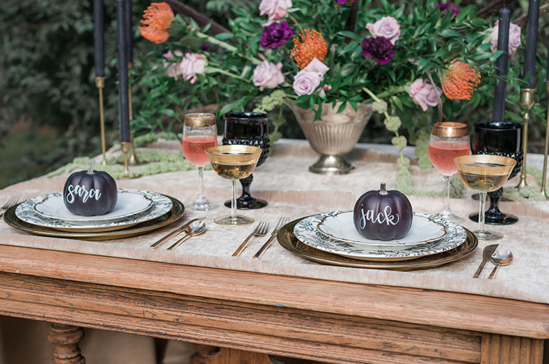 Halloween Place Setting