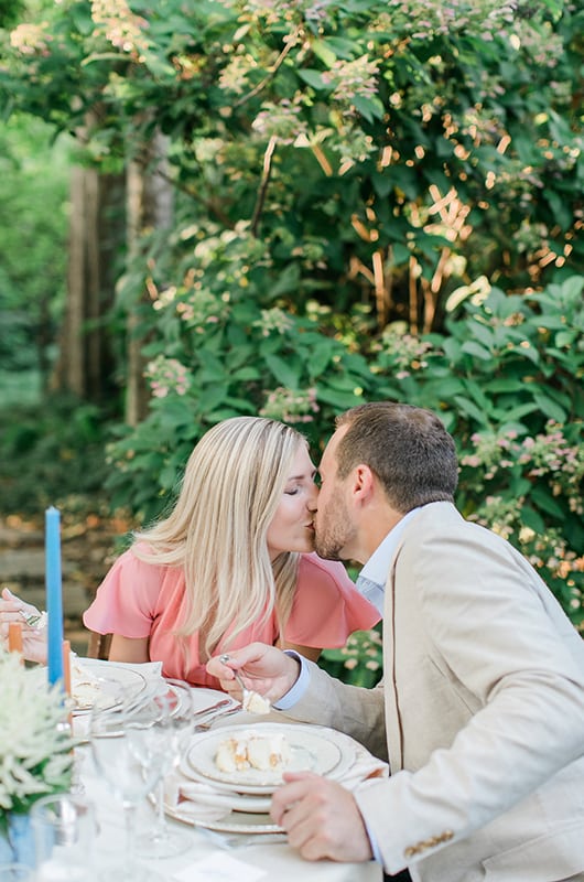 Kentucky Engagement Session Kiss