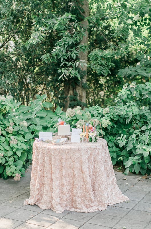 Kentucky Engagement Session Table