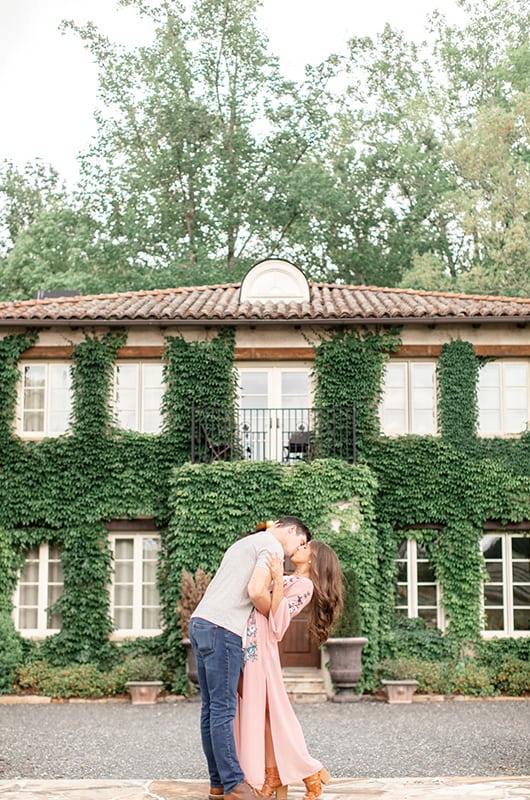 McCall And Donahoo Kiss In Front