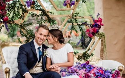 Romantic Royal Purple Wedding Inspiration