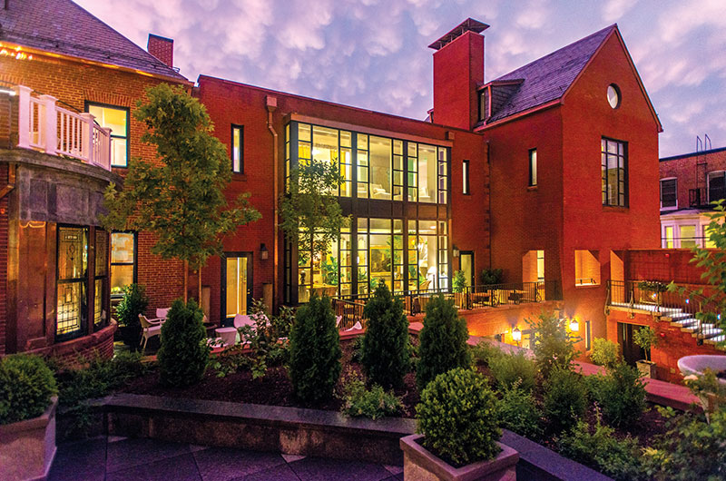 The Ivy Hotel Baltimore Maryland Courtyard