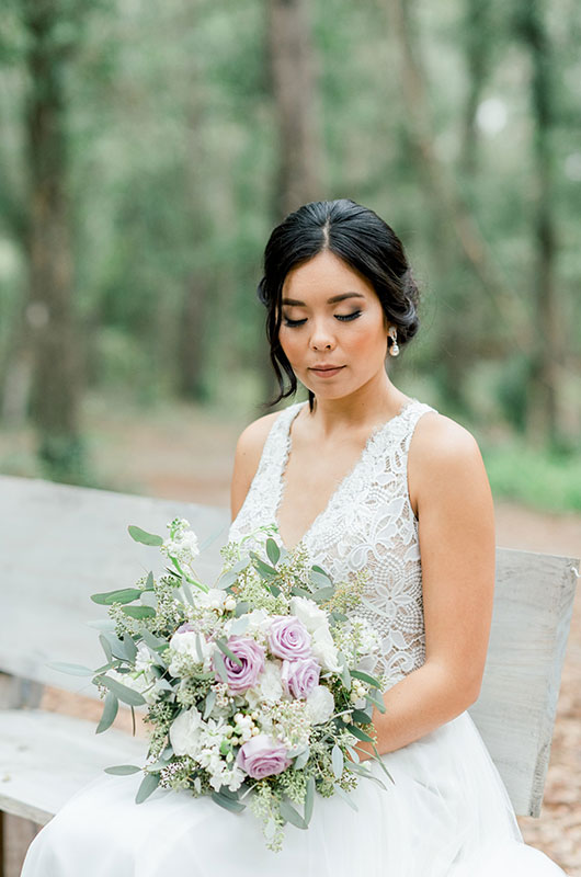 Charming Rustic Wedding Inspiration Bride 2