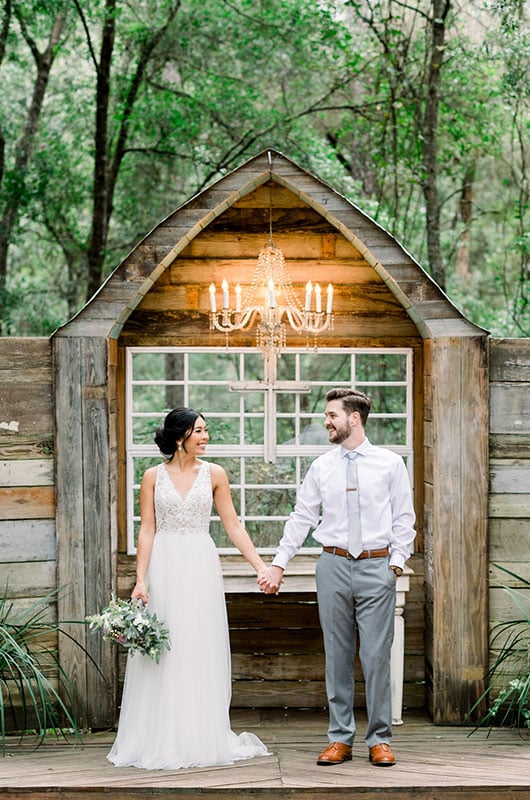 Charming Rustic Wedding Inspiration Couple 3