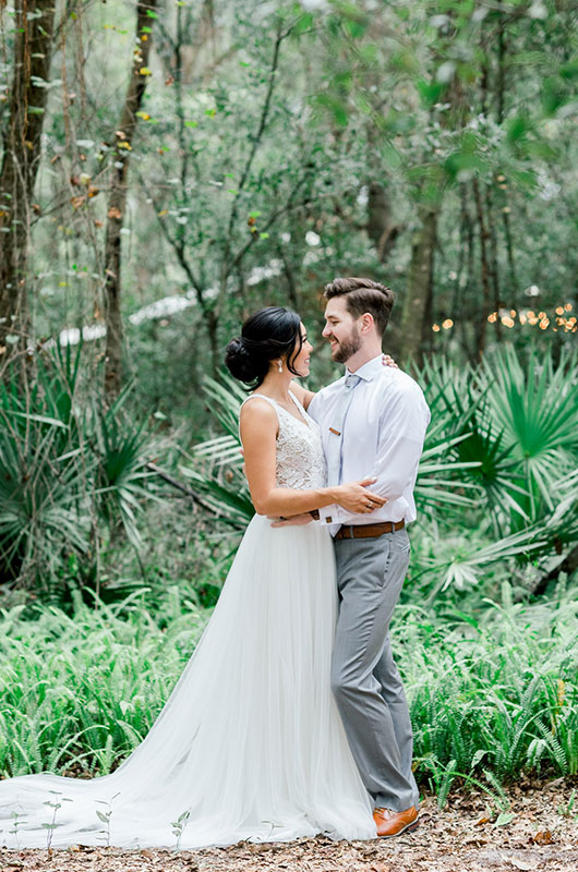 Charming Rustic Wedding Inspiration Couple 5