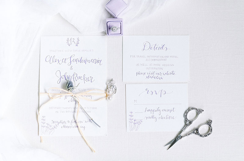 Charming Rustic Wedding Inspiration Invitations