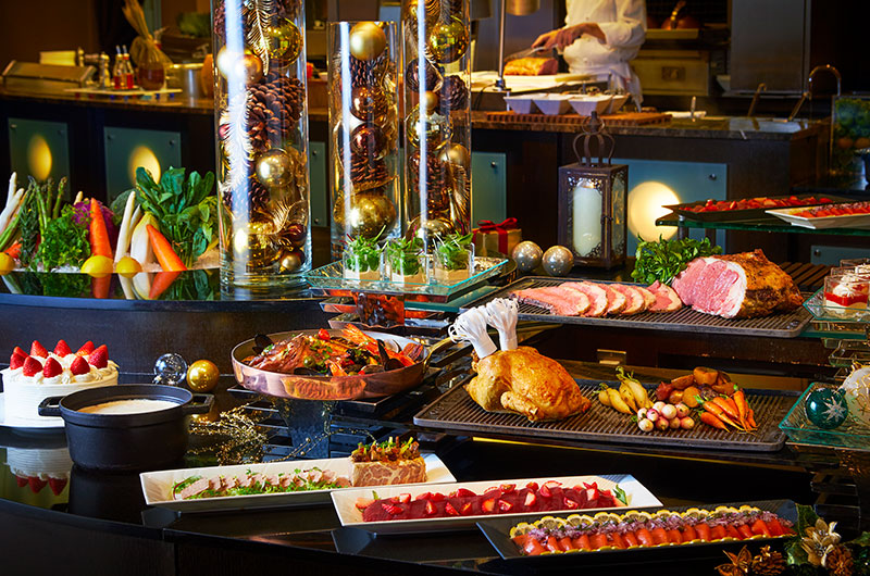 Christmas At The Luxurious Keio Plaza Hotel Tokyo Buffet