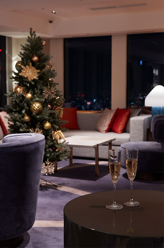 Christmas At The Luxurious Keio Plaza Hotel Tokyo Champagne
