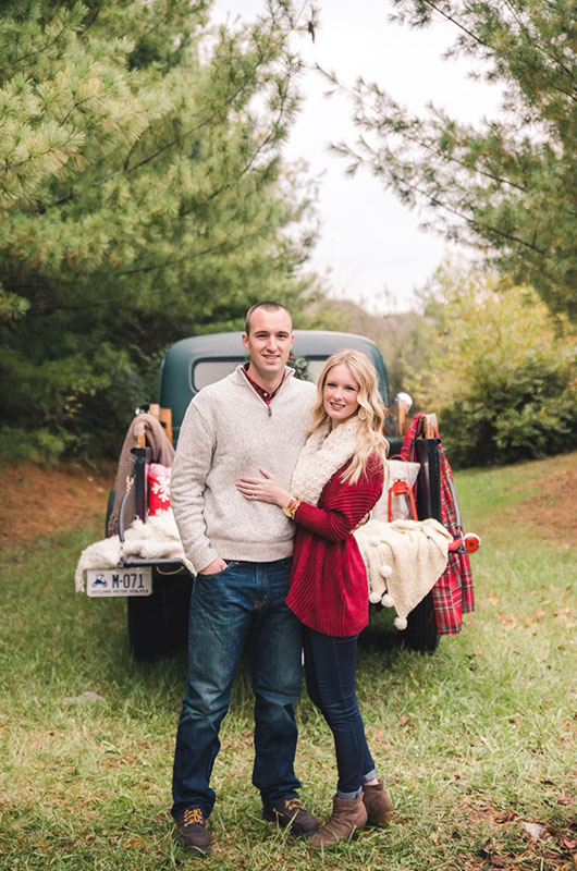 Cozy Holiday Engagement Inspiration Couple 3