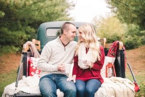 Cozy Holiday Engagement Inspiration Couple 5