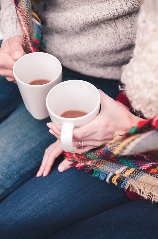 Cozy Holiday Engagement Inspiration Mugs