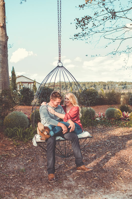 Fall Engagement Session In The Heart Of Georgia Swing