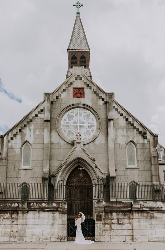 Fall Photoshoot Church Exterior