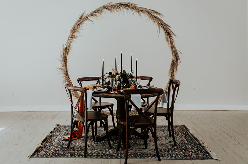 Fall Photoshoot Dining Table