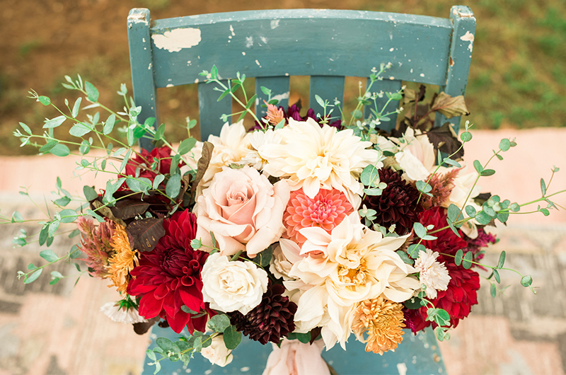 Fall Styled Wedding FLowers