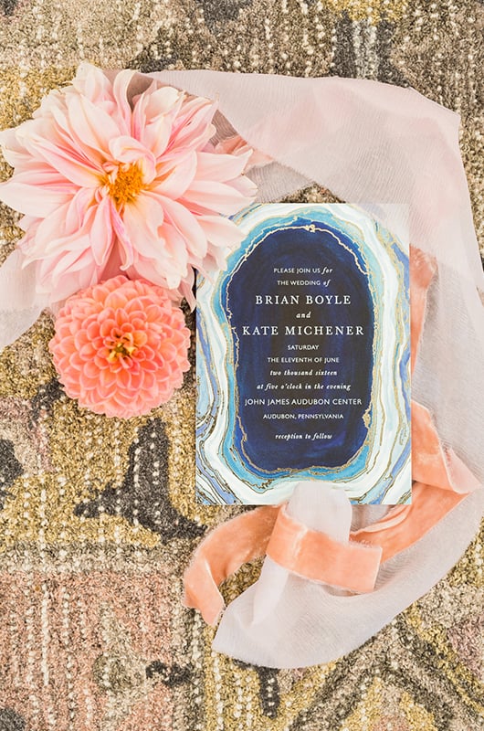 Fall Styled Wedding Invitations