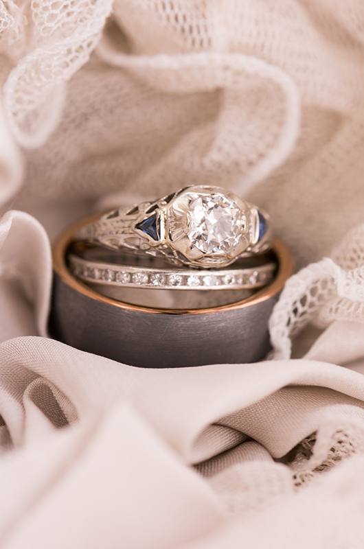 Fall Styled Wedding Rings