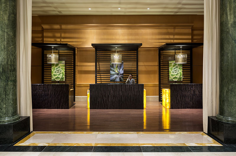 JW Marriott Delivers Five Star Experiences Cancun Mexico Front Desk