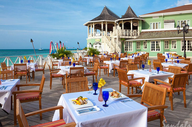 Sandals All Inclusive Turns Chic Luxury In Montego Bay Jamaica Patio 2