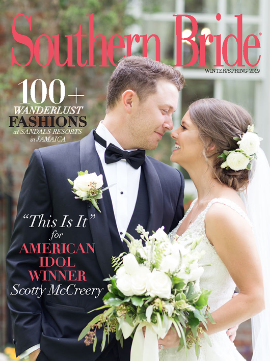 Southern Bride Magazine Winter 2019 Cover