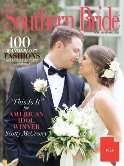 Southern Bride Magazine Winter 2019 PDF Cover