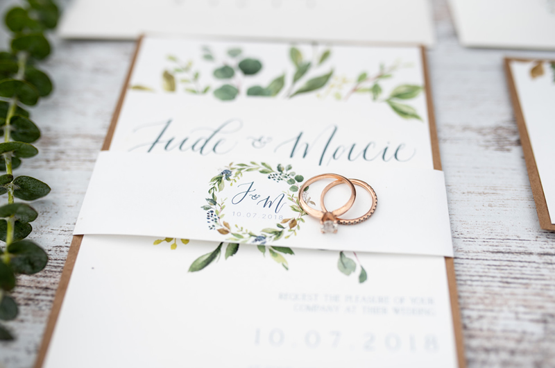 Barn Wedding With An Urban Chic Twist Invitation Suite