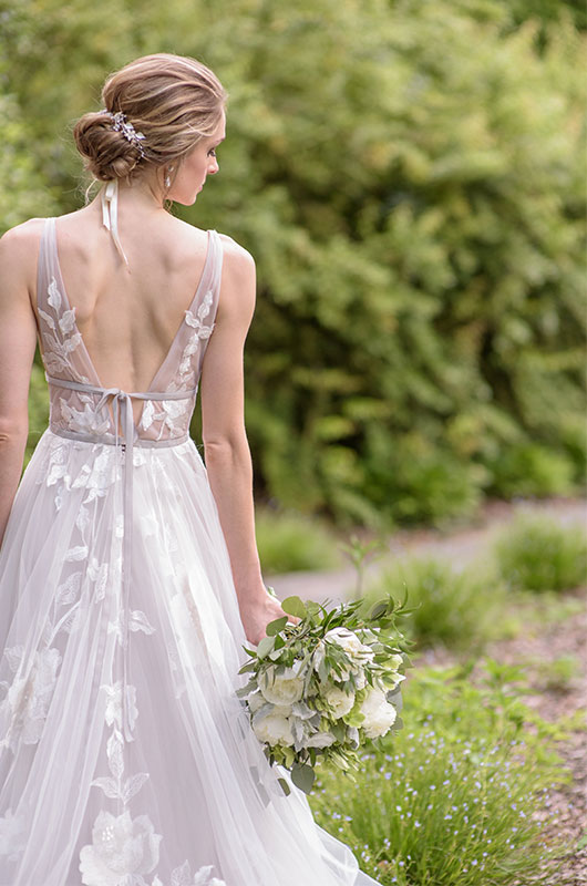 Chic Garden Wedding Inspiration Bride 1