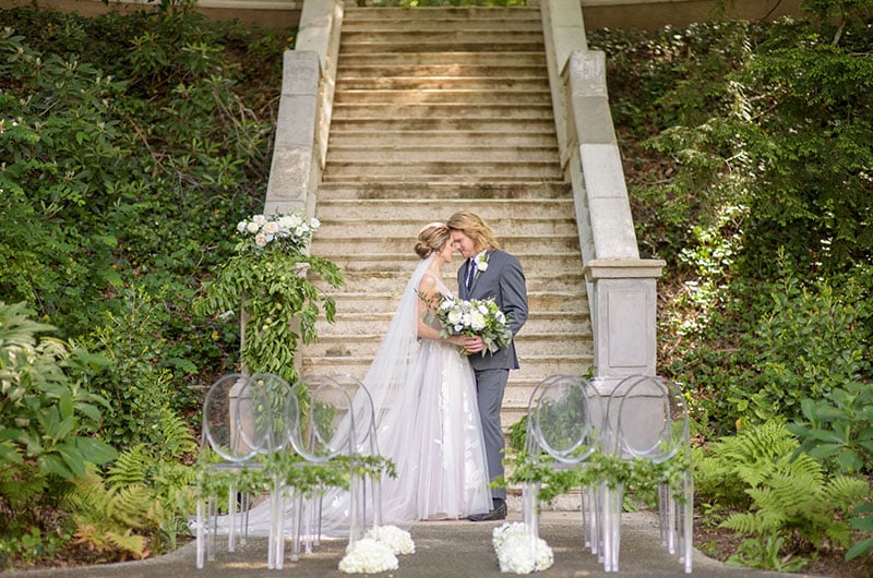 Chic Garden Wedding Inspiration Couple 1