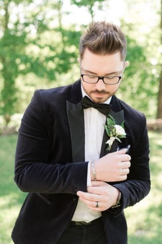 Magical Forest Wedding Inspiration Groom