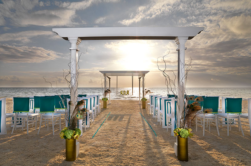 Moon Palace Cancun In Cancun Mexico Ceremony Set Up