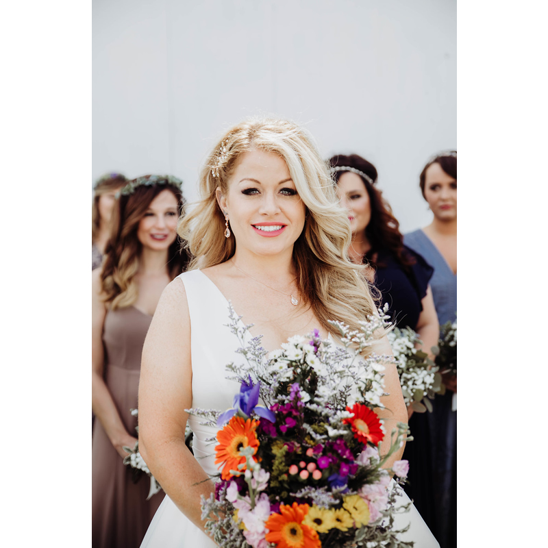 Amanda Cocanougher and Tyler Williamson Lookbook Wildflowers Bride Center Bouquet