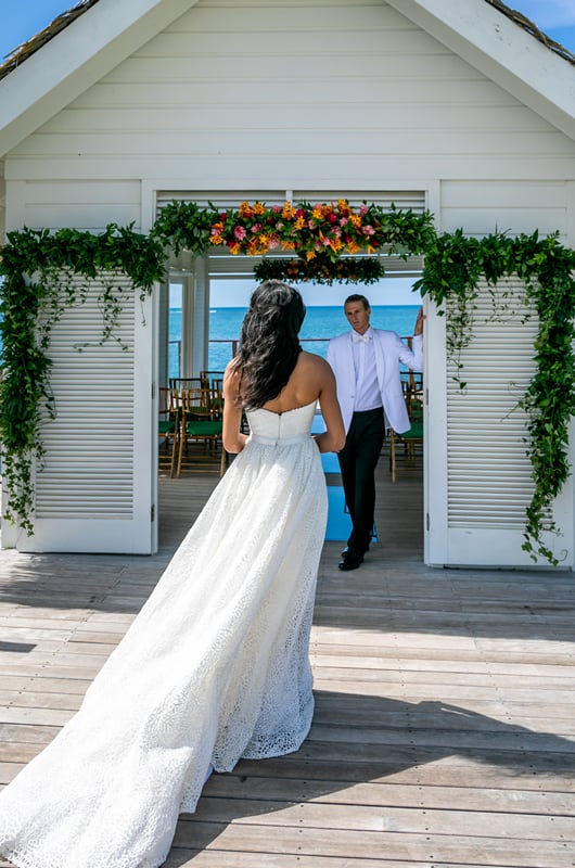 Anne Barge Wedding Gown Back