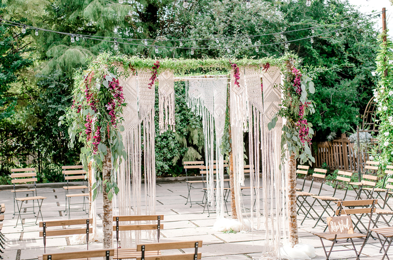 Pretty Pink Wedding Inspiration Arch