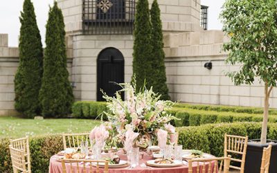 Dream Wedding Inspiration at Kentucky Castle in Versailles, Kentucky