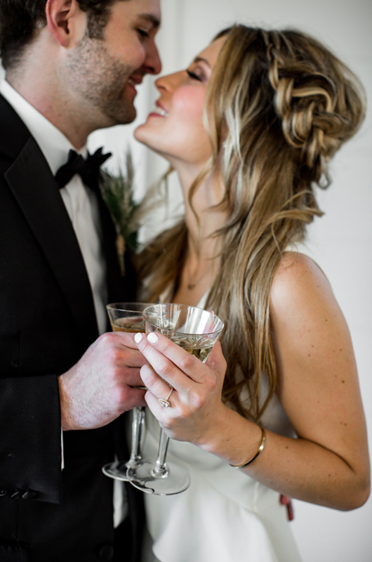 Textures In White Couple