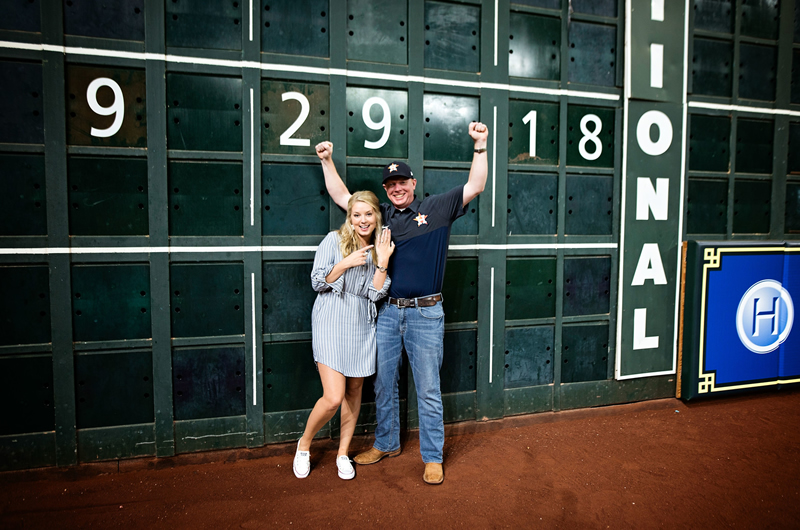 A Baseball Themed Engagement Ring