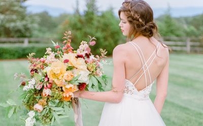 European Hillside Wedding Inspiration